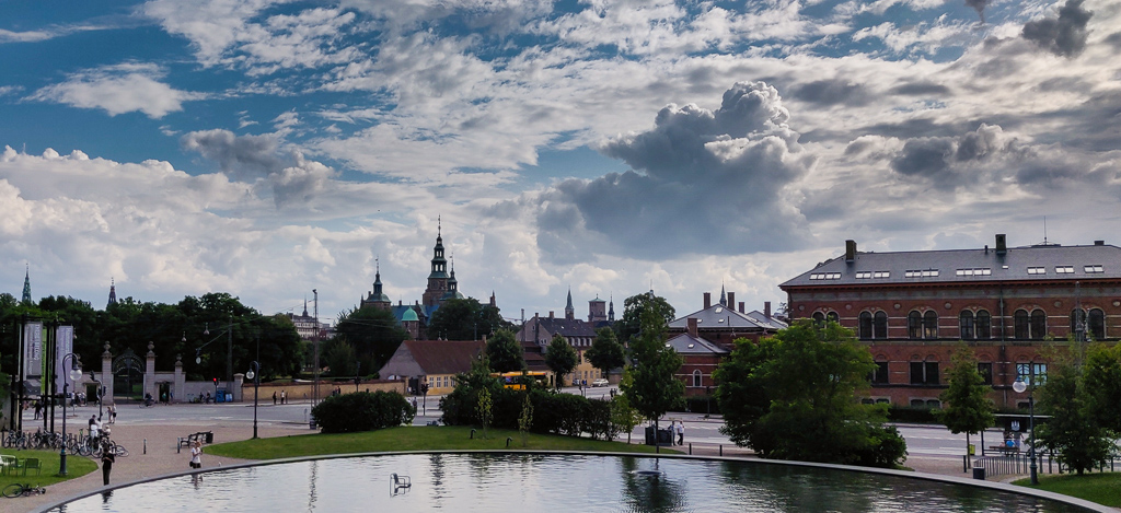 Copenhagen seen from SMK